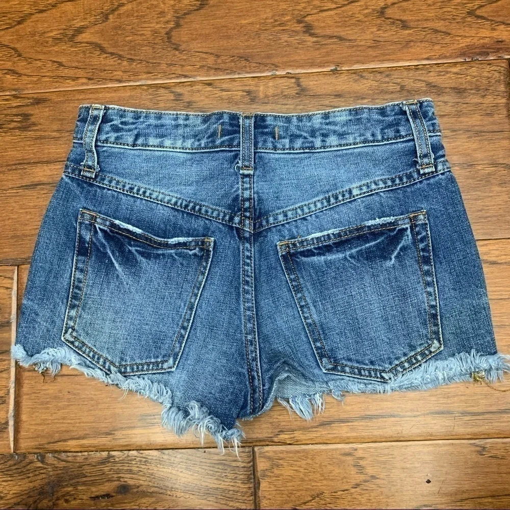 Free‎ people denim shorts